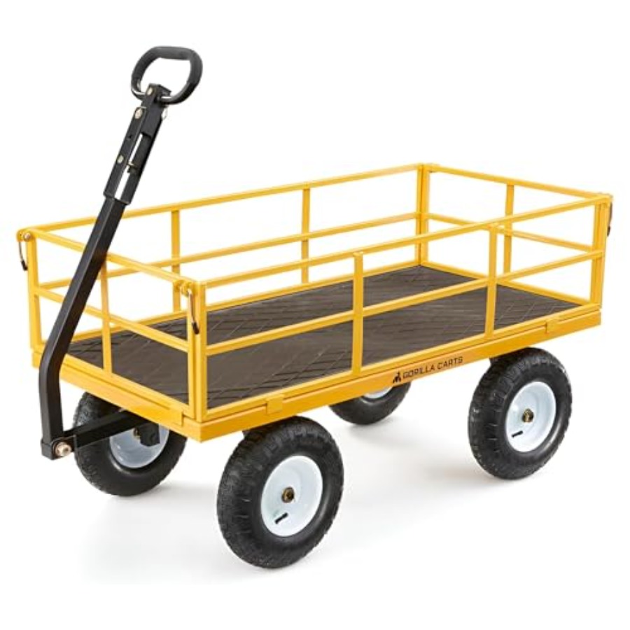 Heavy Equipment Yellow - Heavy Duty All Terrain Garden Wheelbarrow