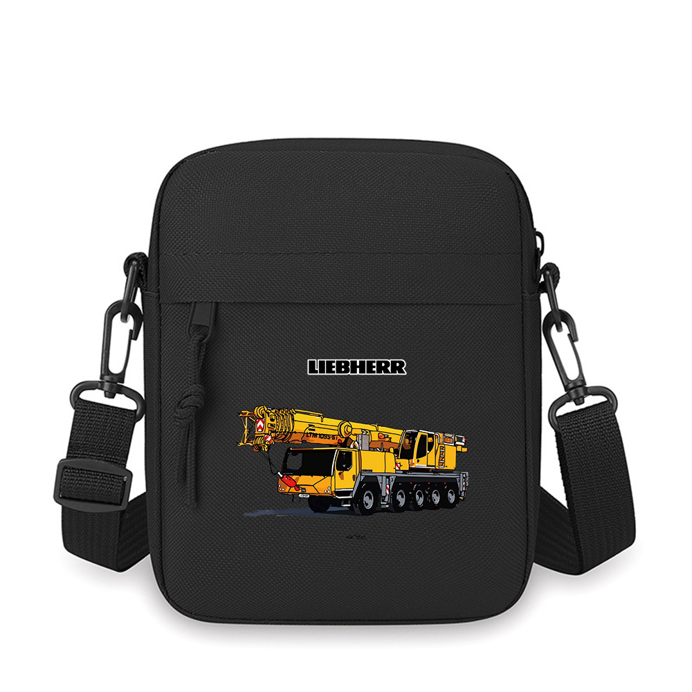 Heavy Equipment Yellow - Yellow Liebherr crane heavy equipment vehicle