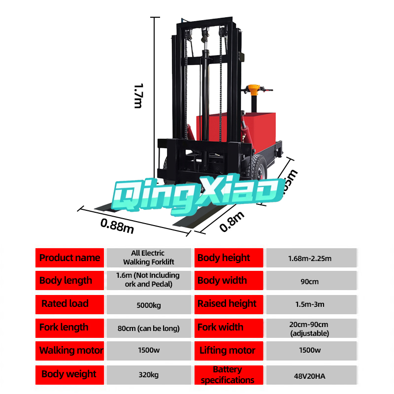 Portable Mini Semi-Electric Fo – Electric Forklift Bewertung und Preis