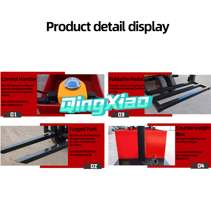 Portable Mini Semi-Electric Fo – Electric Forklift Bewertung und Preis