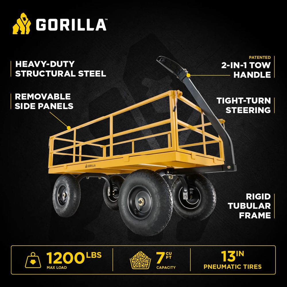 Heavy Duty, All Terrain Garden – Heavy Equipment Yellow Bewertung und Preis