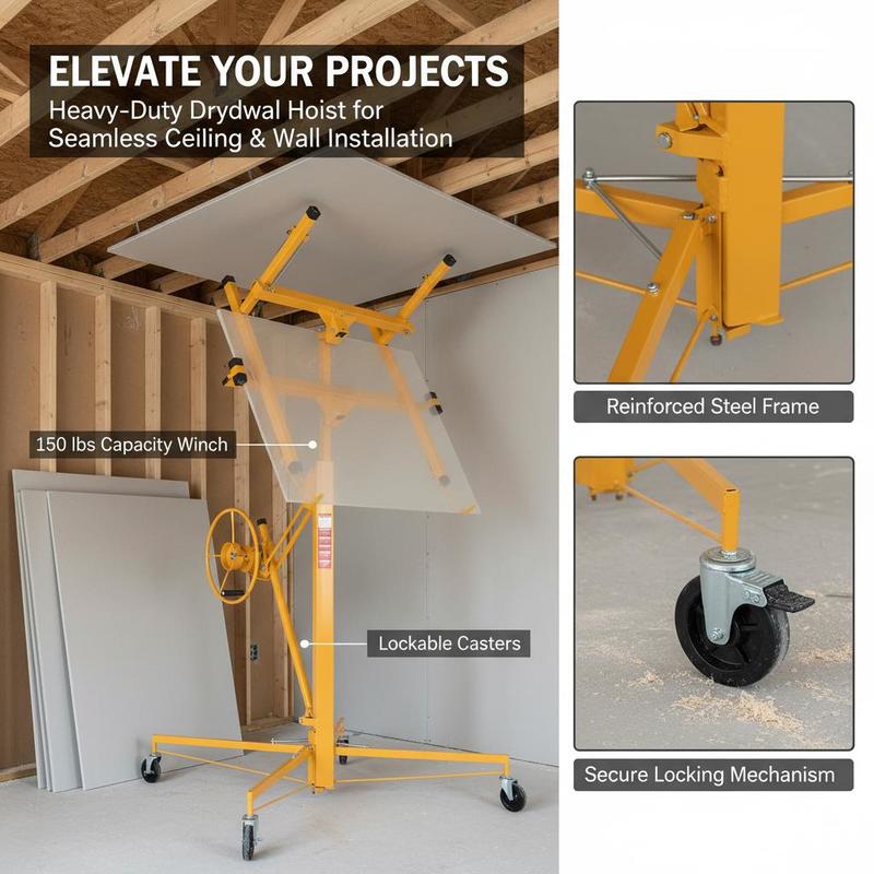 Panel Jack 11ft For Ceiling In – Heavy Equipment Yellow Bewertung und Preis