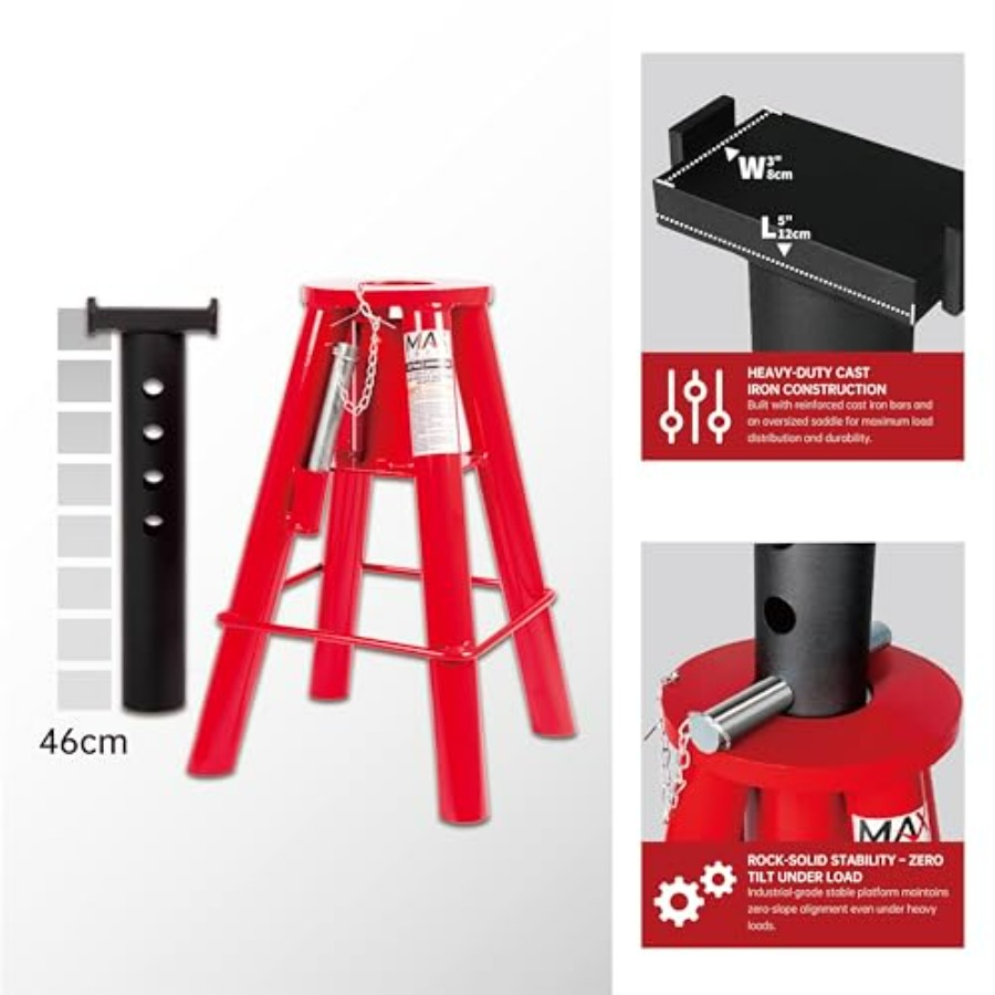 10 Ton 20000 lbs Ccity Heavy-D – Heavy Equipment Jack Stands Bewertung und Preis
