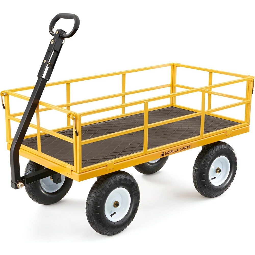 Heavy Duty Utility Cart, All T – Heavy Equipment Yellow Bewertung und Preis