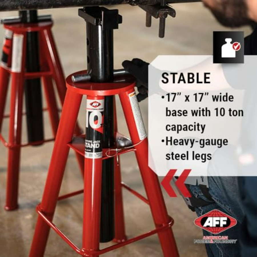 10 Ton Jack Stand Set - Heavy  – Heavy Equipment Jack Stands Bewertung und Preis
