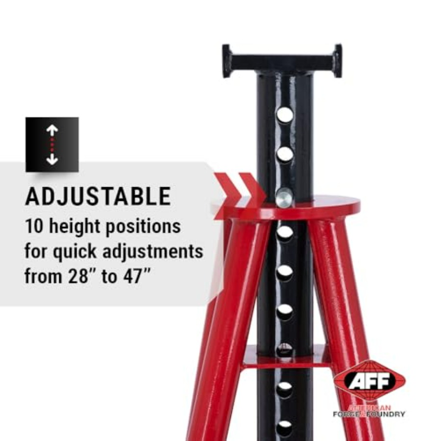 10 Ton Jack Stand Set - Heavy  – Heavy Equipment Jack Stands Bewertung und Preis